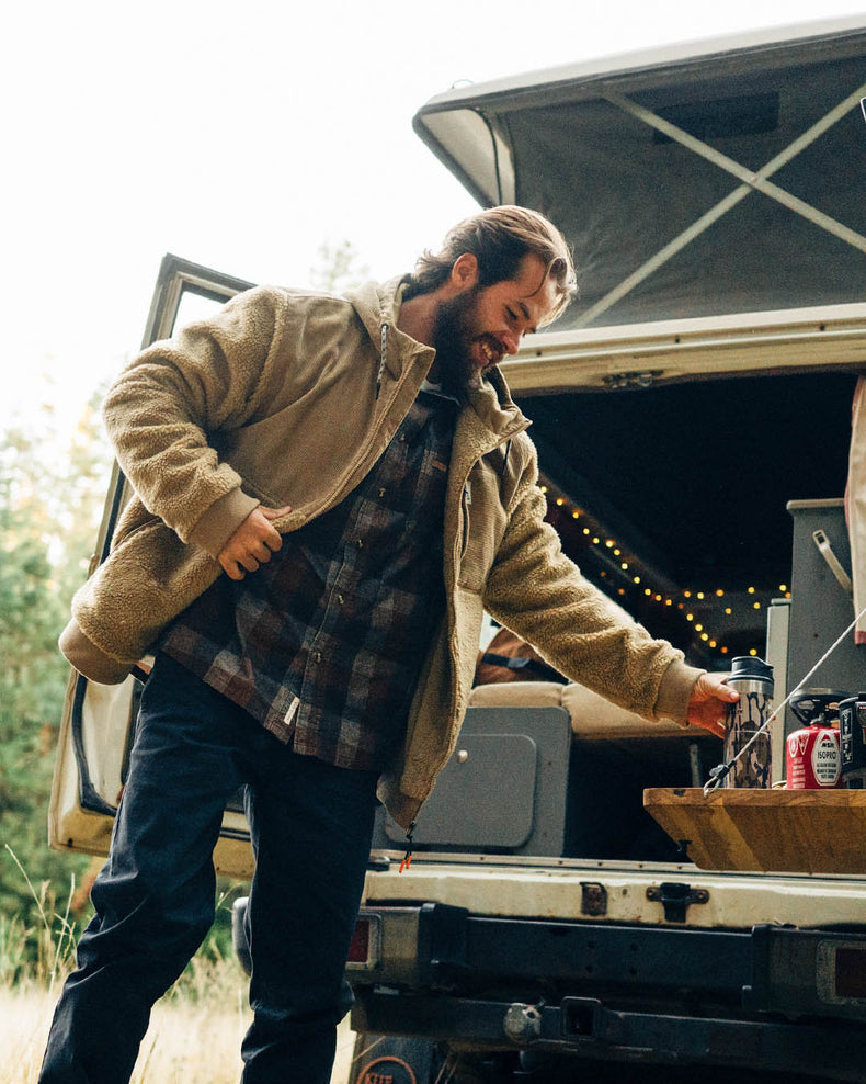 Passenger Adventure Recycled Deep-Pile Sherpa Fleece Biscuit