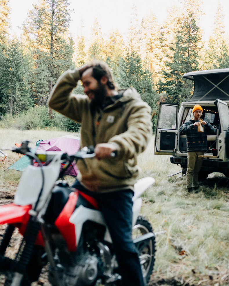 Passenger Adventure Recycled Deep-Pile Sherpa Fleece Biscuit