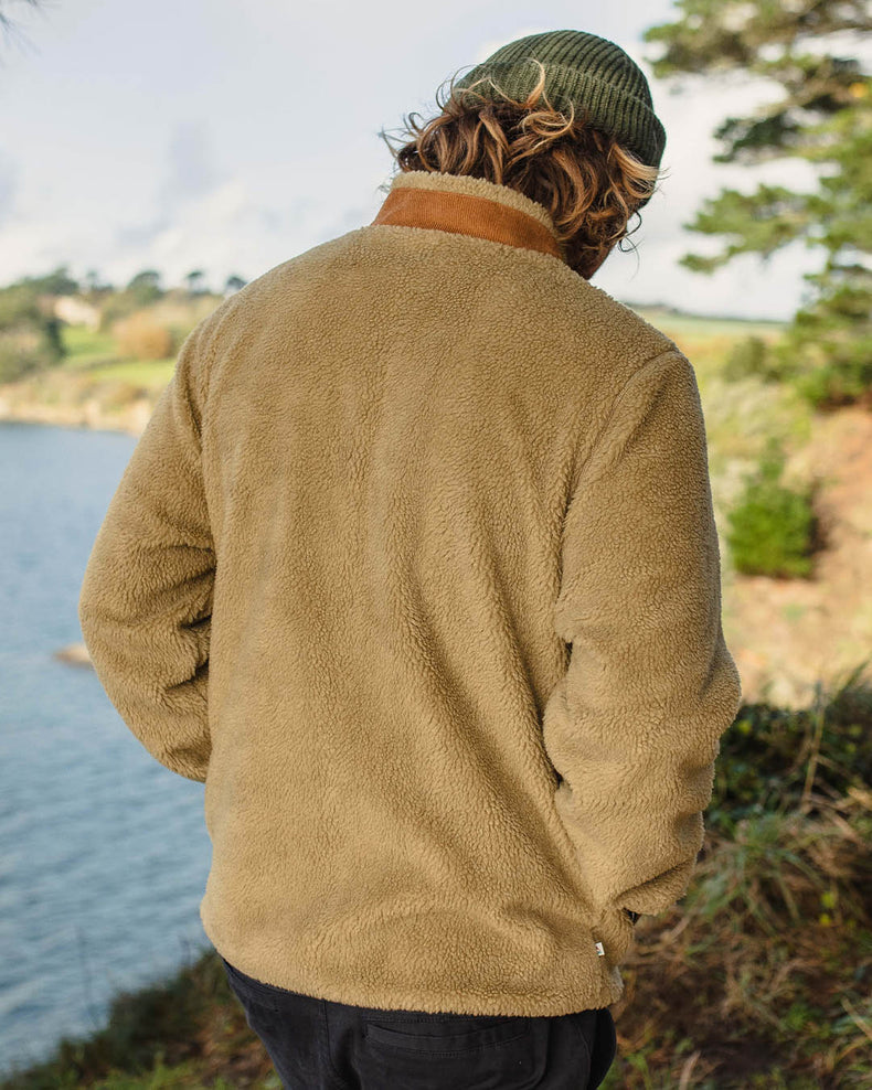 Passenger Trekker Recycled Deep-Pile Sherpa Fleece Biscuit