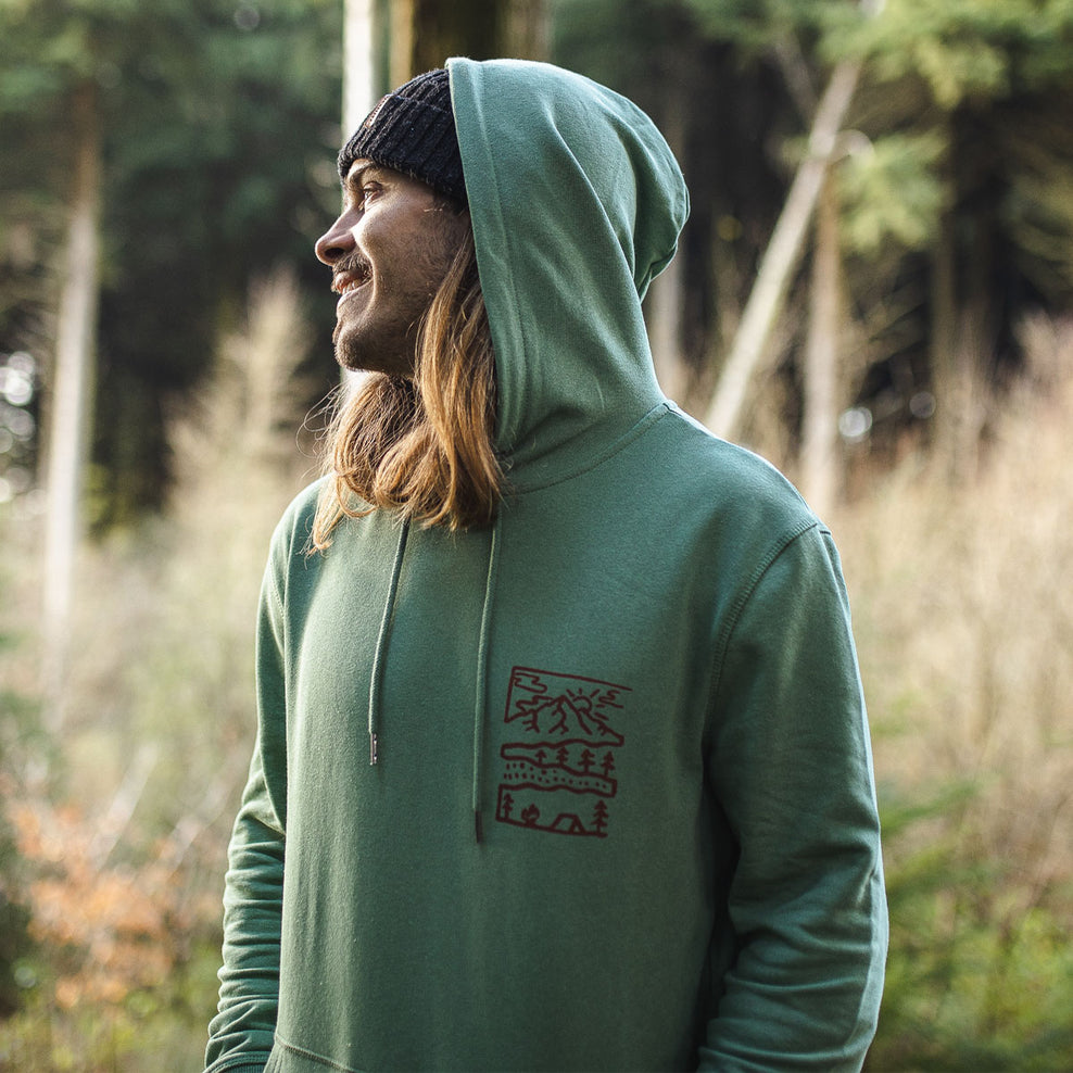 Passenger Nature Hemp Hoodie Dark Ivy