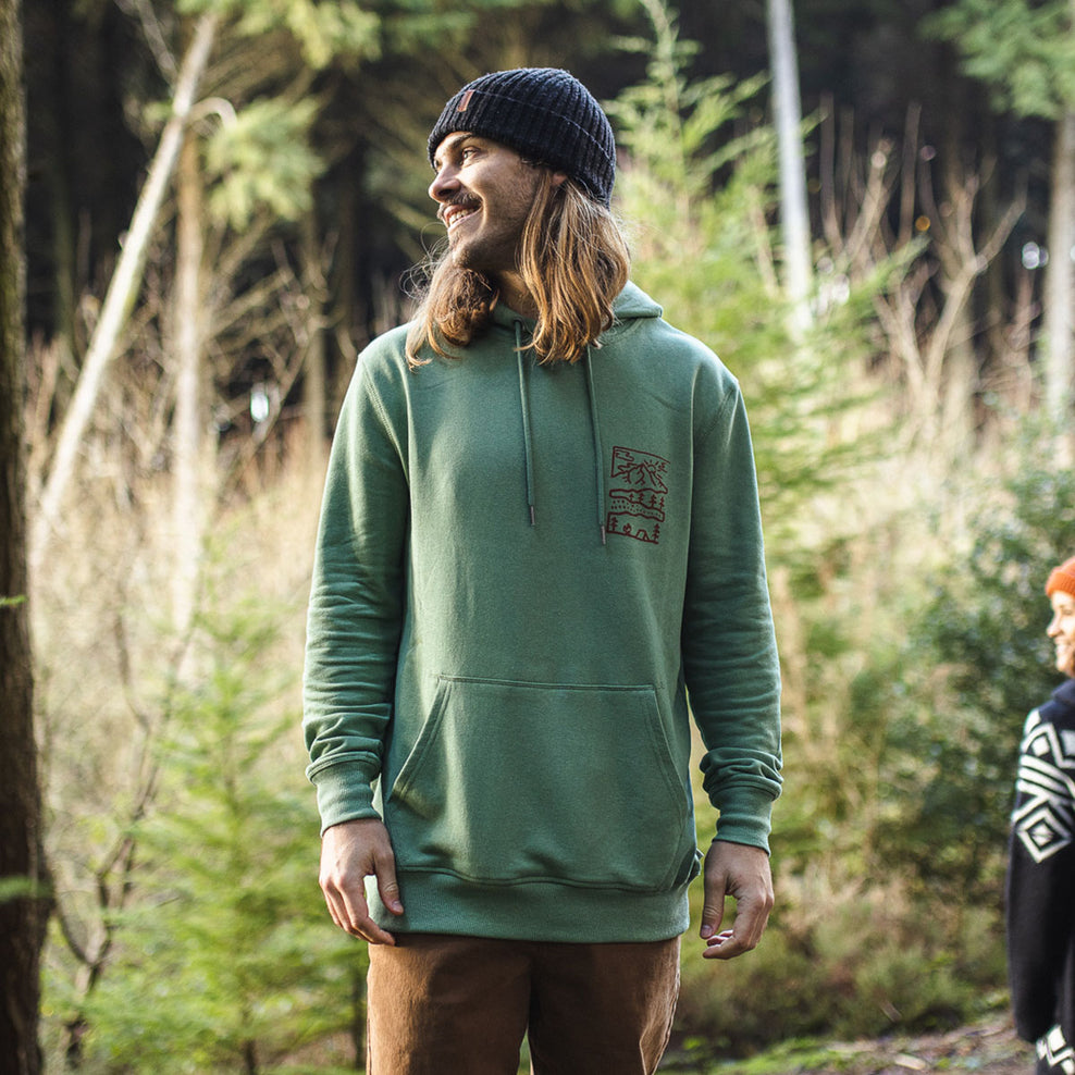 Passenger Nature Hemp Hoodie Dark Ivy