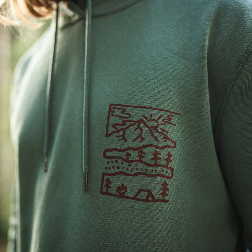 Passenger Nature Hemp Hoodie Dark Ivy