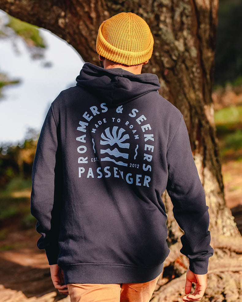 Passenger Evenfall Recycled Cotton Hoodie Deep Navy