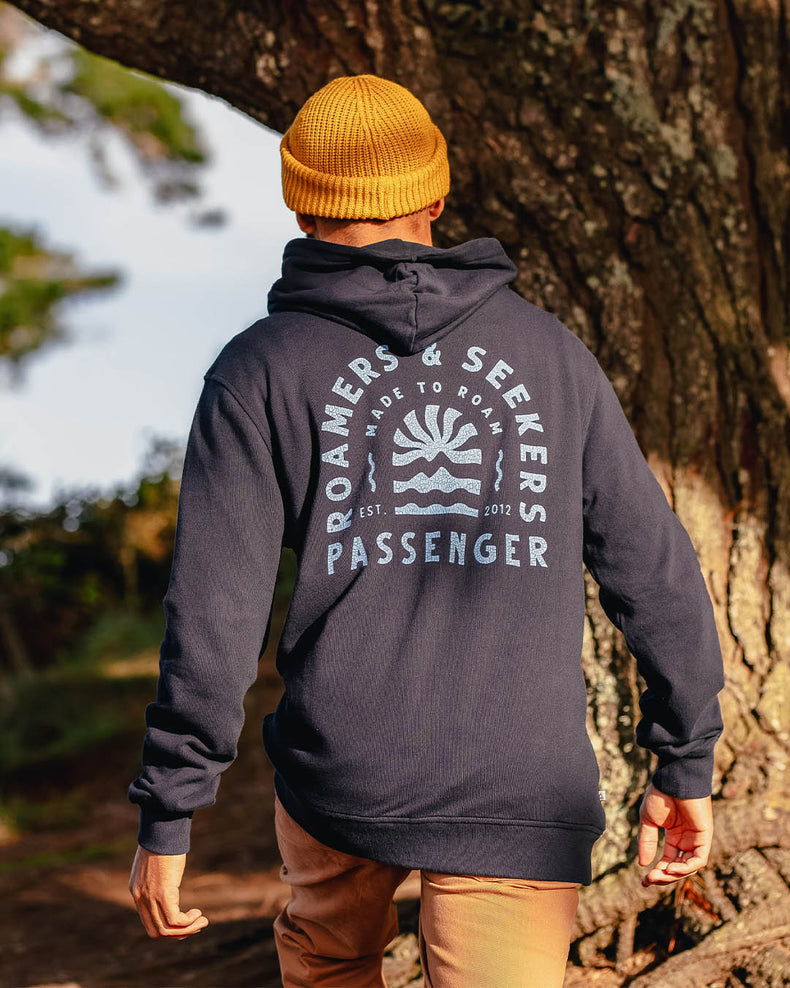 Passenger Evenfall Recycled Cotton Hoodie Deep Navy