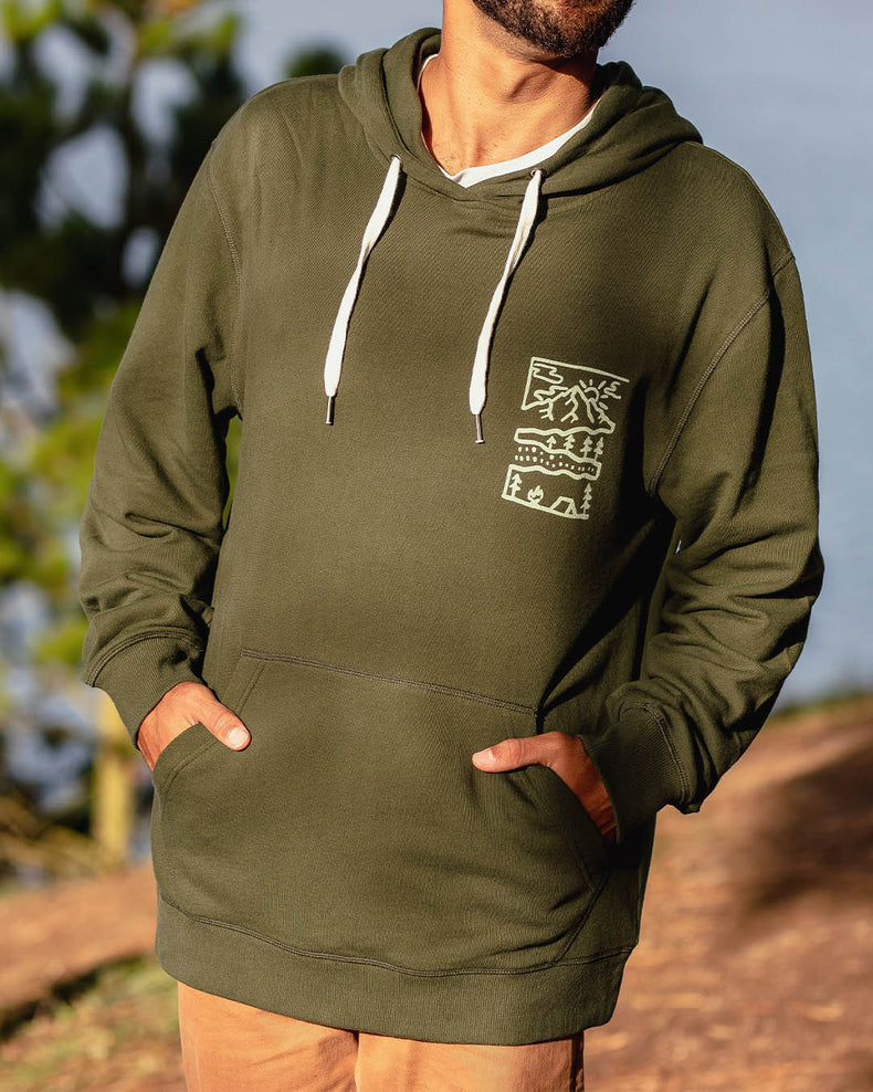Passenger Nature Recycled Cotton Hoodie Fir Tree