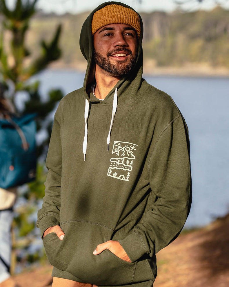 Passenger Nature Recycled Cotton Hoodie Fir Tree