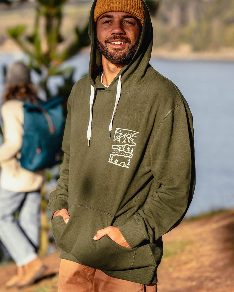 Passenger Nature Recycled Cotton Hoodie Fir Tree