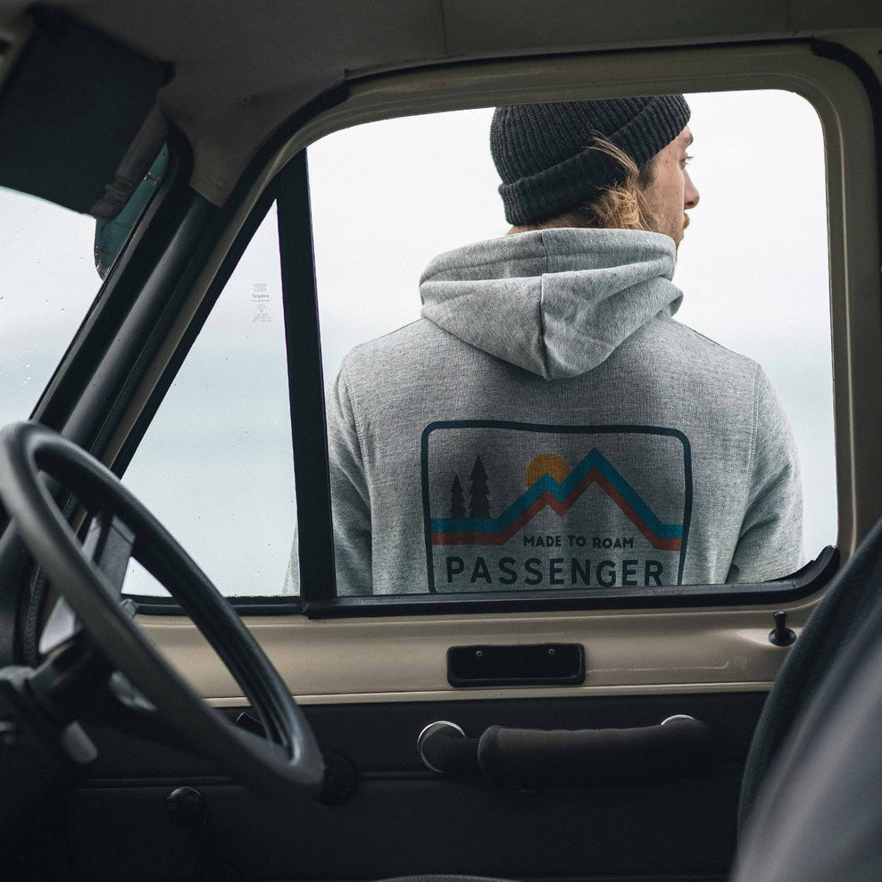 Passenger Made To Roam Recycled Hoodie Grey Marl