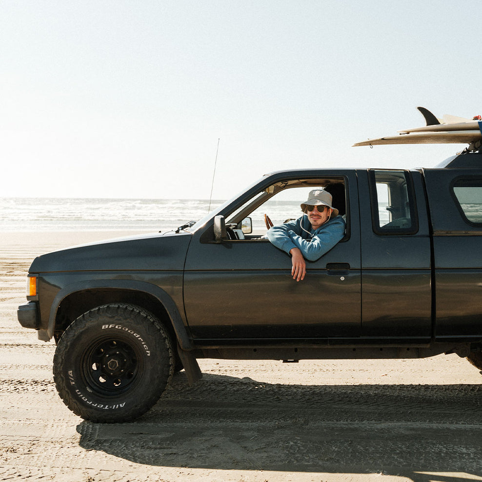 Passenger Made To Roam Recycled Sweatshirt Niagra Blue Marl