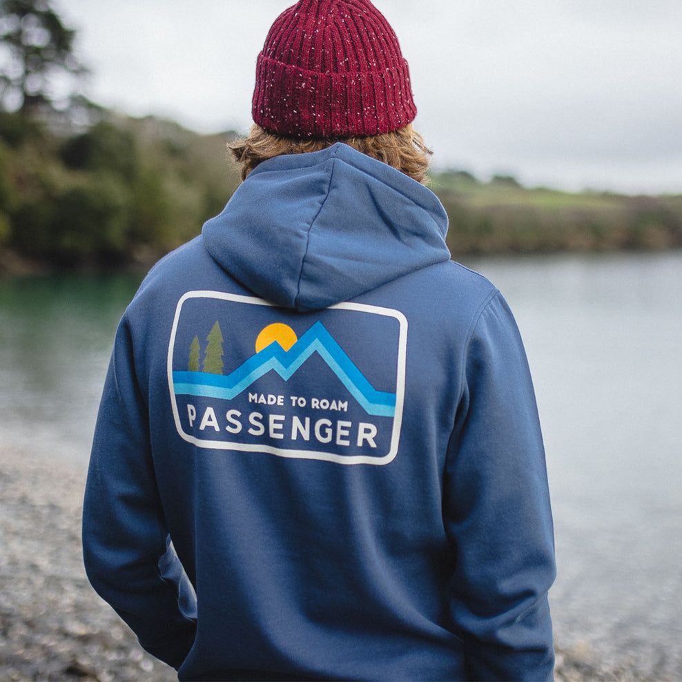 Passenger Made To Roam Recycled Hoodie Dark Denim