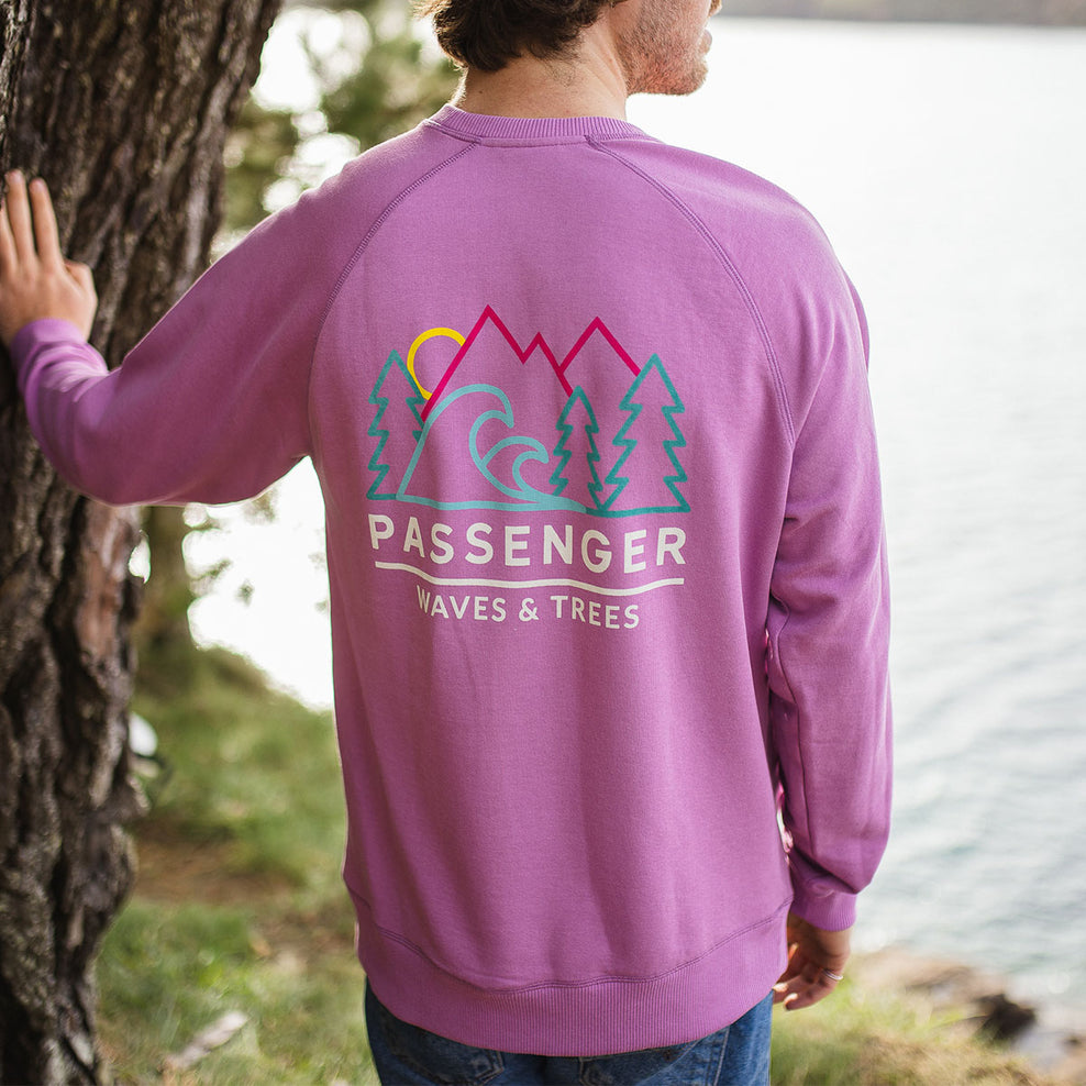 Passenger Gifford Recycled Sweatshirt Orchid