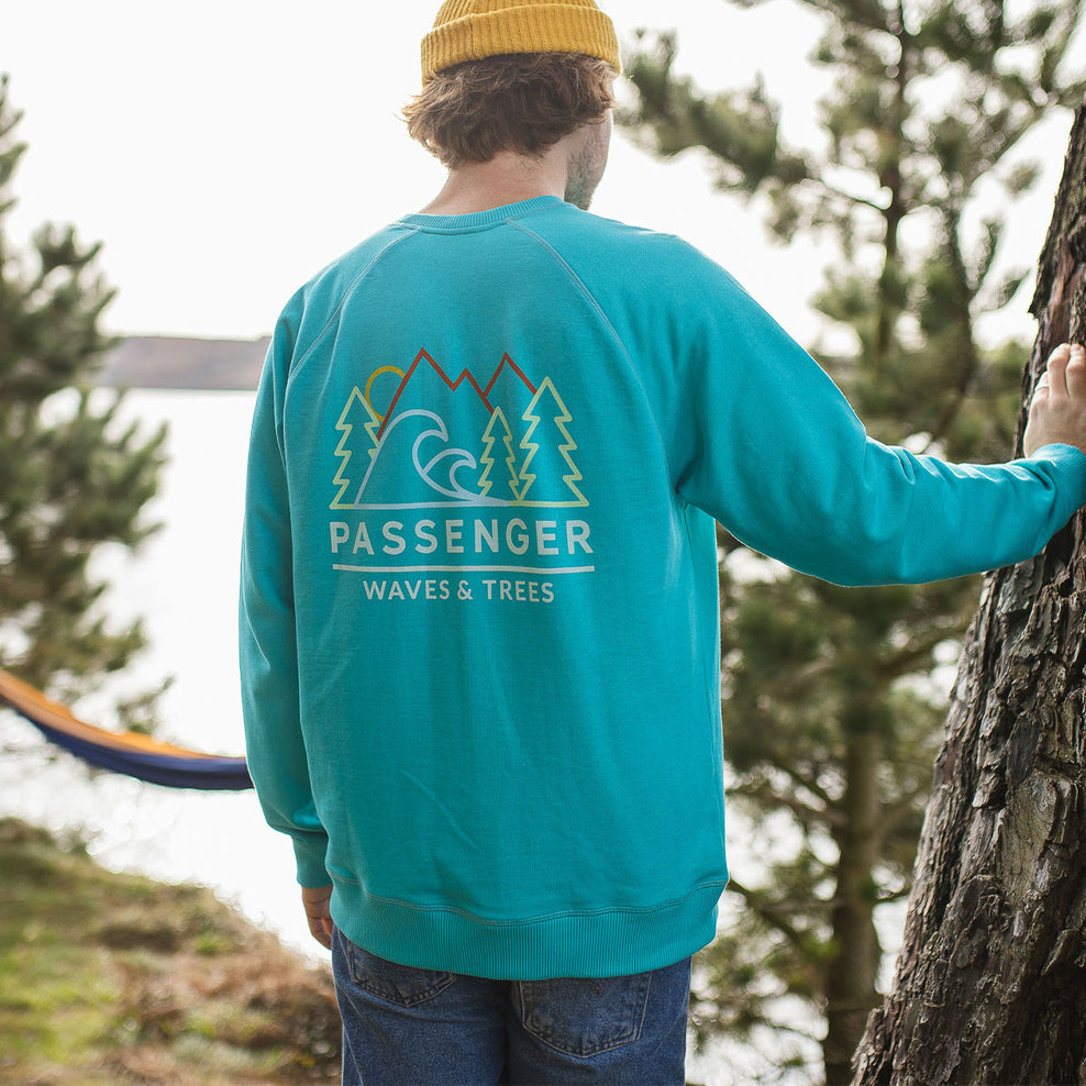 Passenger Gifford Recycled Sweatshirt Viridian Green