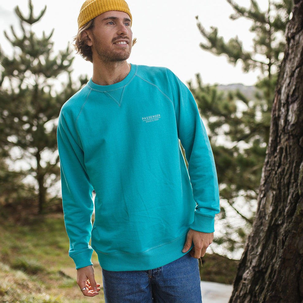 Passenger Gifford Recycled Sweatshirt Viridian Green