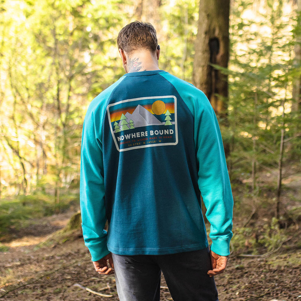 Passenger Tourer Recycled Cotton Sweatshirt Viridian Green