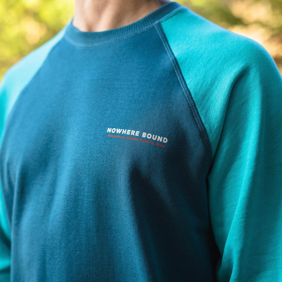 Passenger Tourer Recycled Cotton Sweatshirt Viridian Green