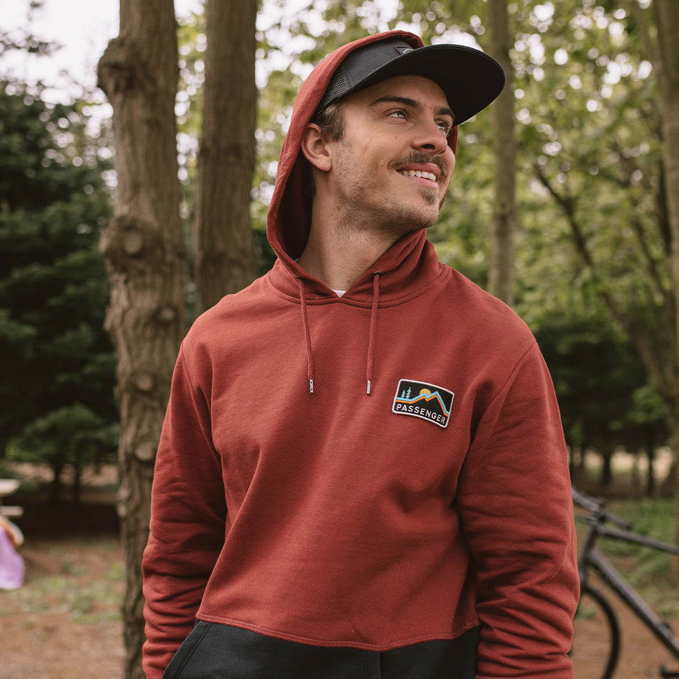 Passenger Paramount Recycled Cotton Hoodie Russet
