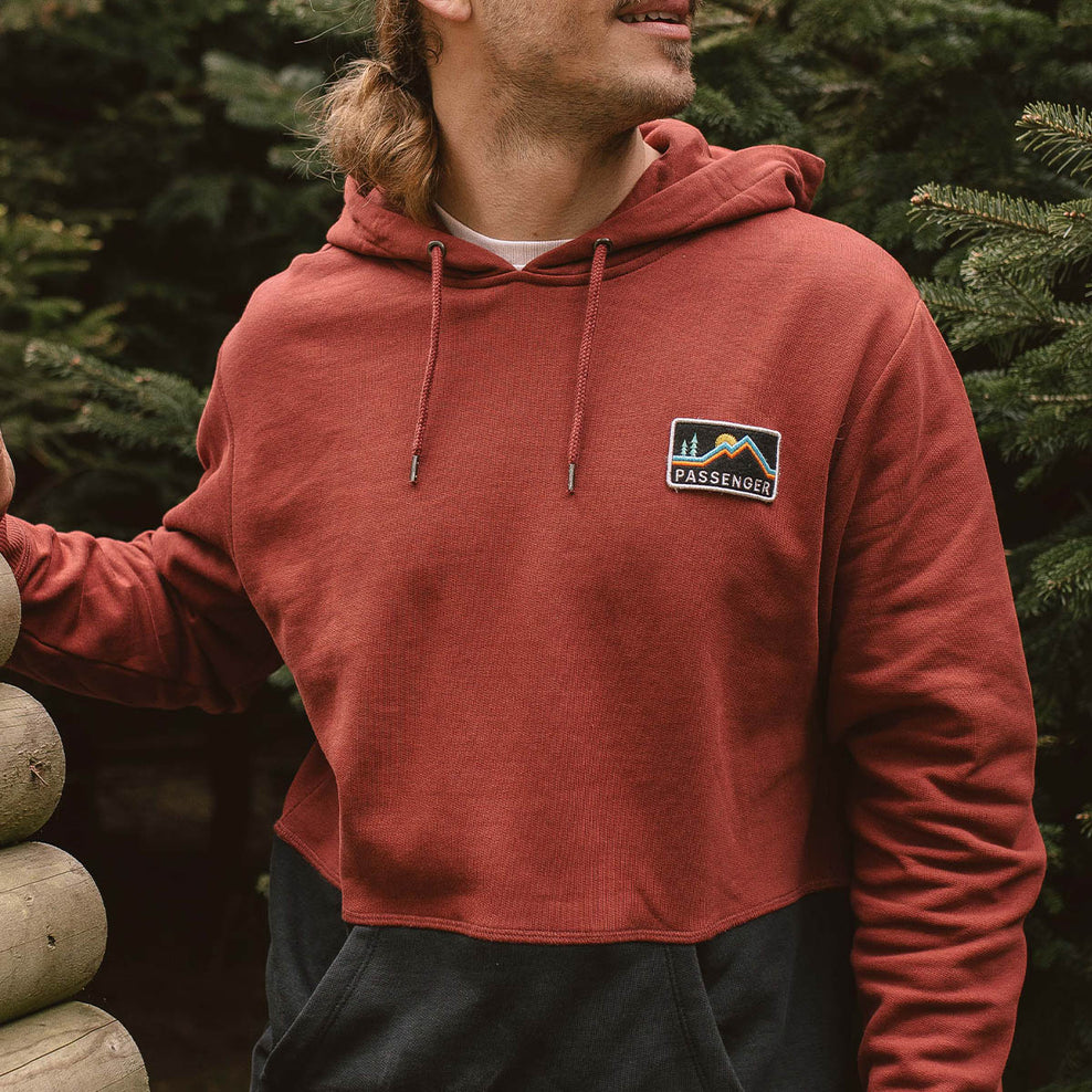 Passenger Paramount Recycled Cotton Hoodie Russet