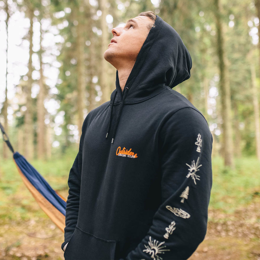 Passenger Osc Recycled Cotton Hoodie Black