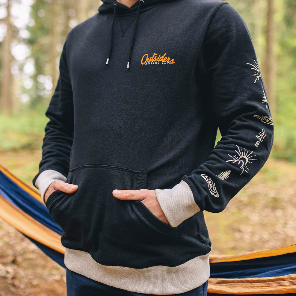 Passenger Osc Recycled Cotton Hoodie Black