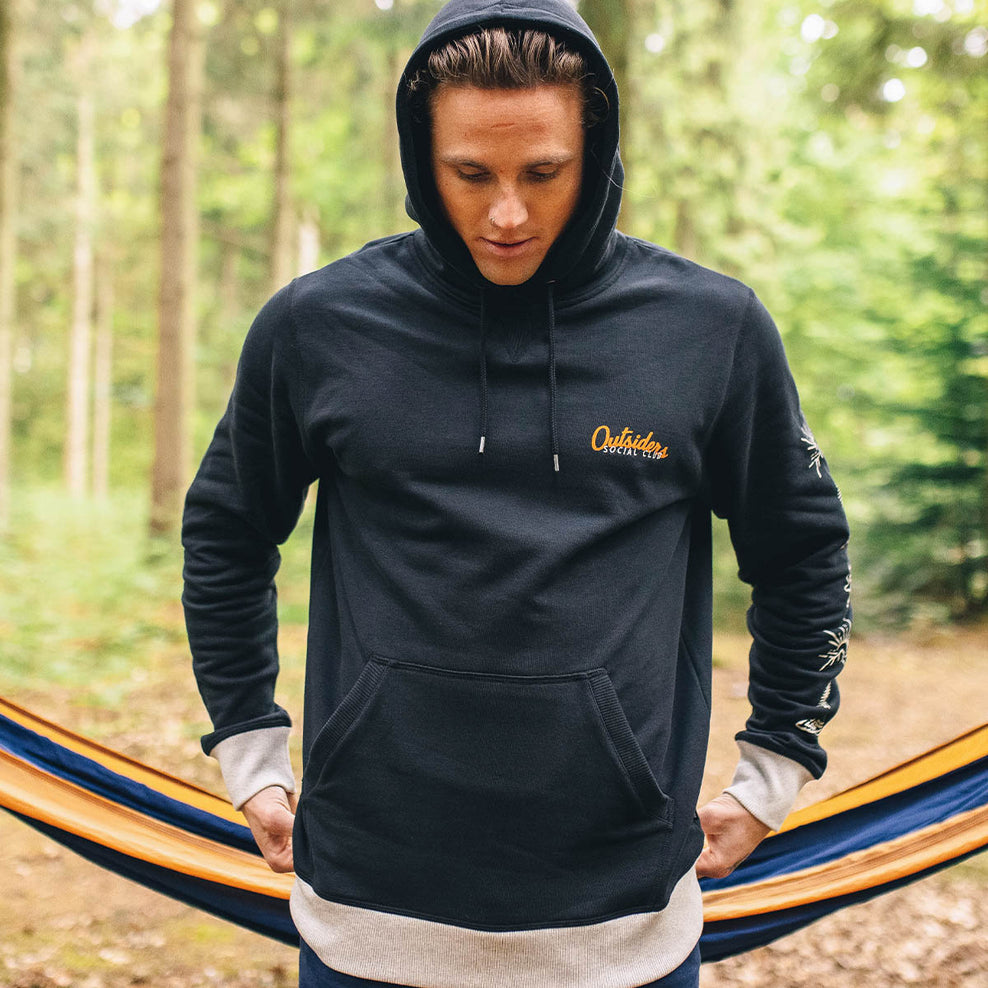 Passenger Osc Recycled Cotton Hoodie Black