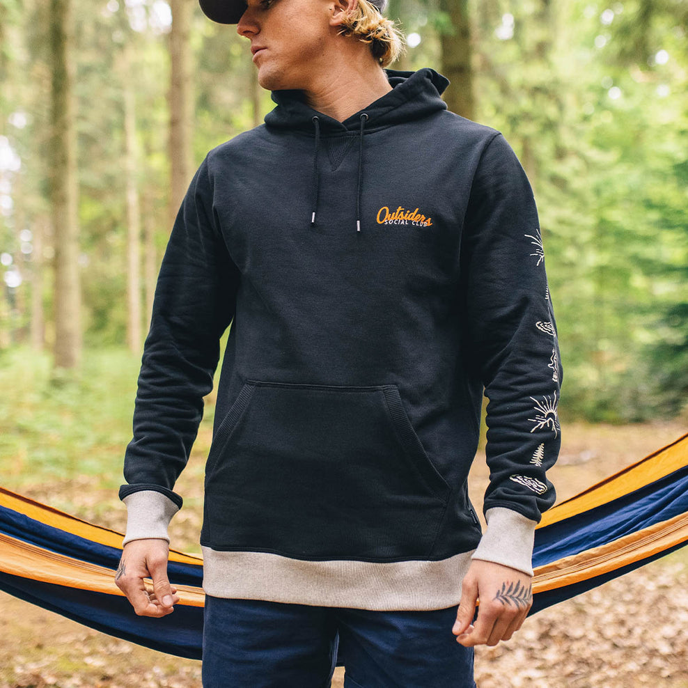 Passenger Osc Recycled Cotton Hoodie Black