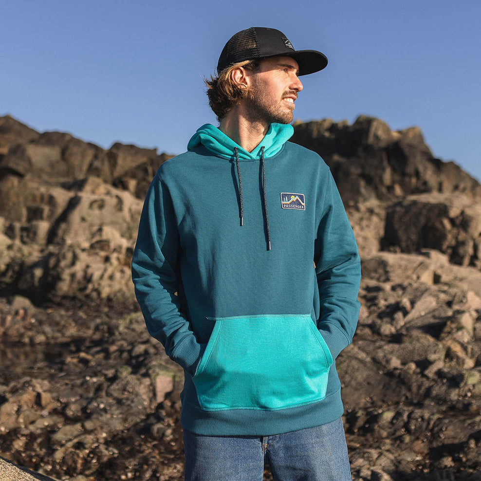Passenger Alp Hoodie Blue Coral