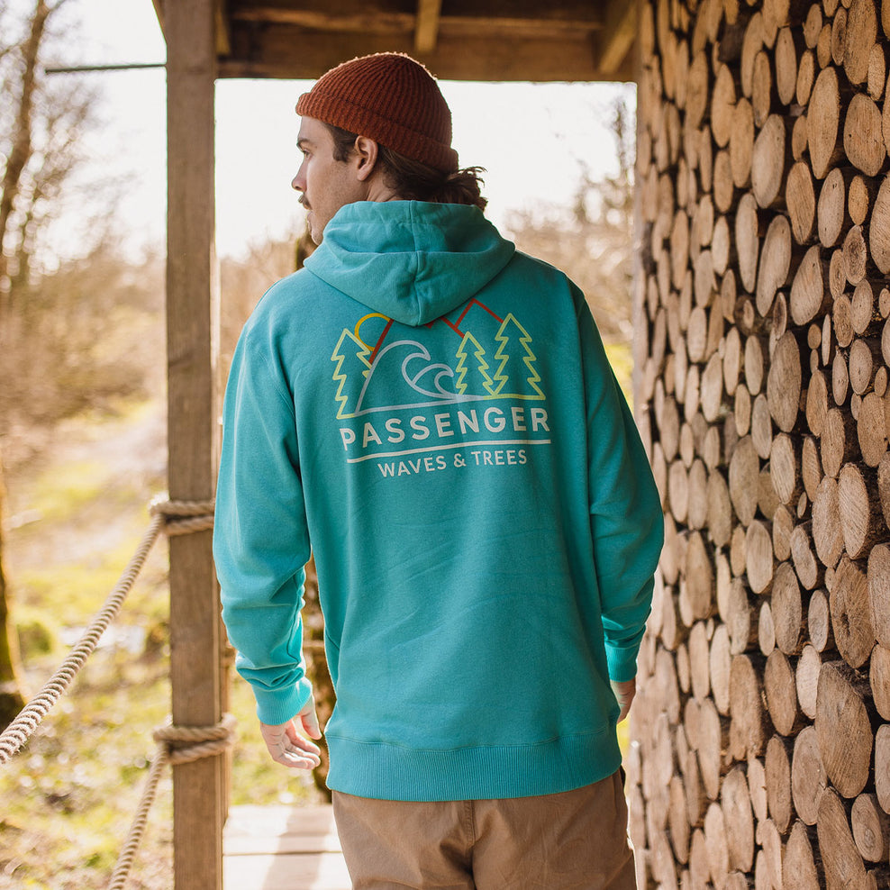 Passenger Gifford Recycled Hoodie Viridian Green