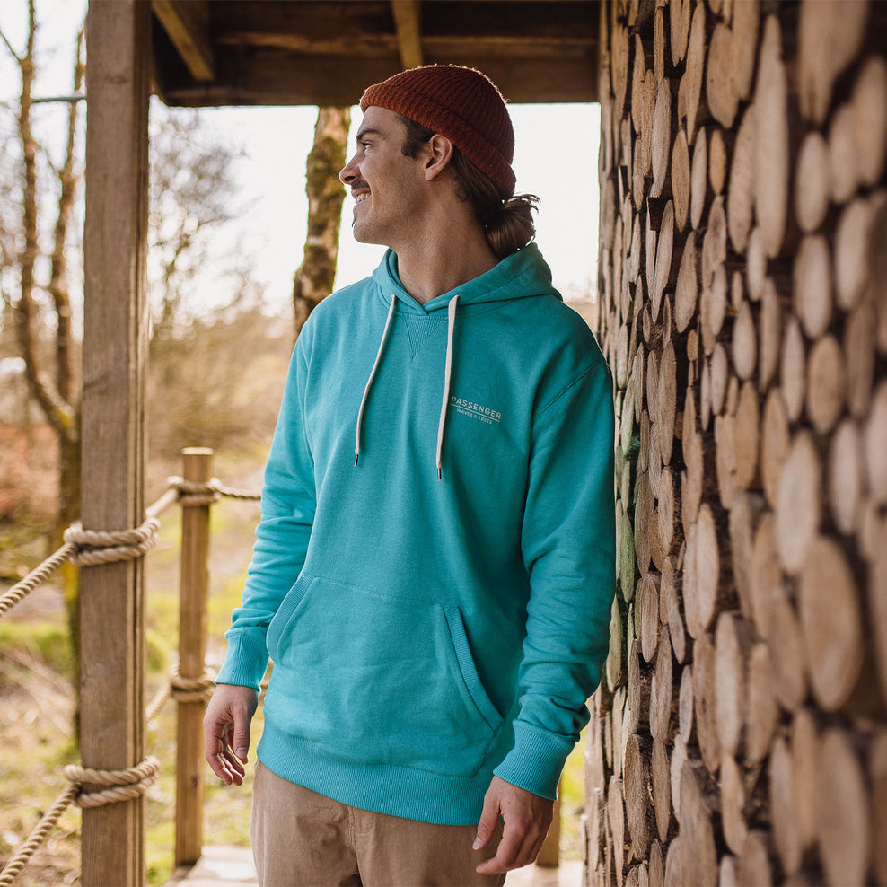 Passenger Gifford Recycled Hoodie Viridian Green