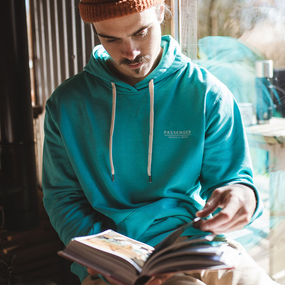 Passenger Gifford Recycled Hoodie Viridian Green