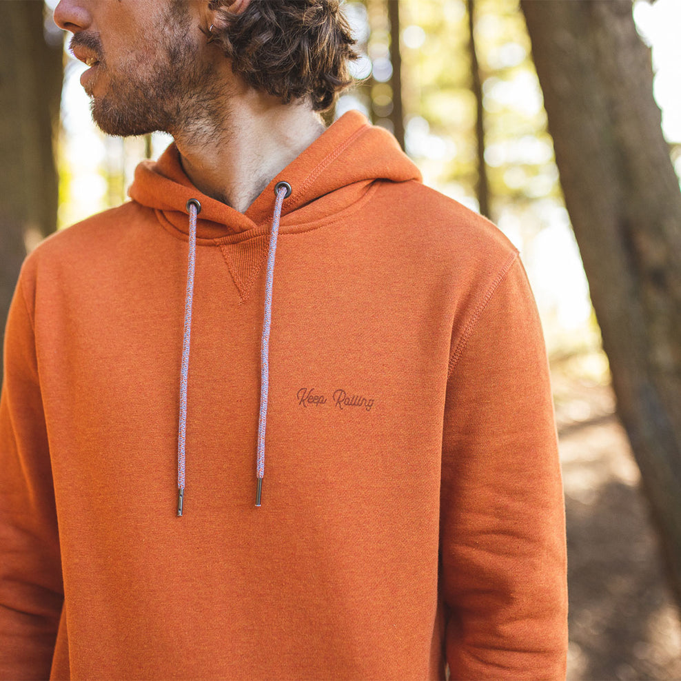 Passenger Keep Rolling Recycled Hoodie Picante Marl