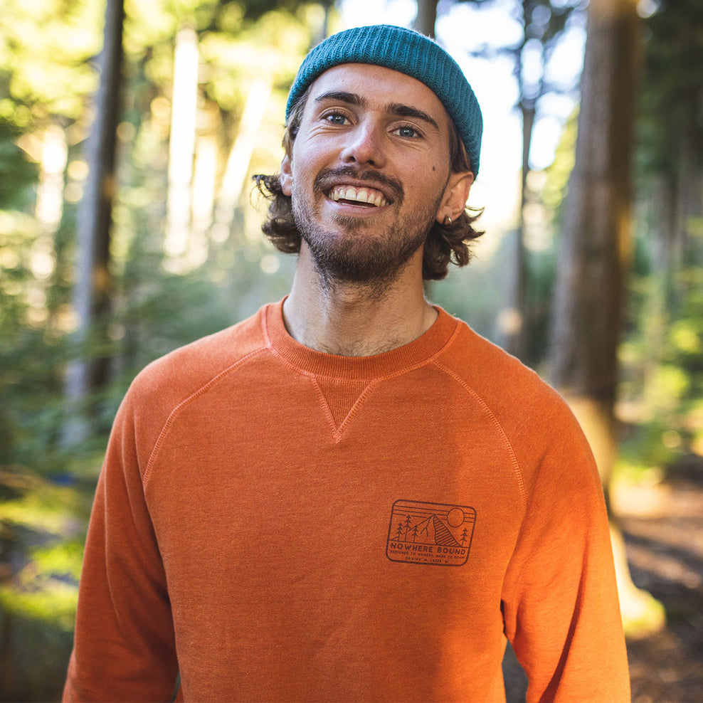 Passenger Nowhere Bound Recycled Sweatshirt Picante Marl