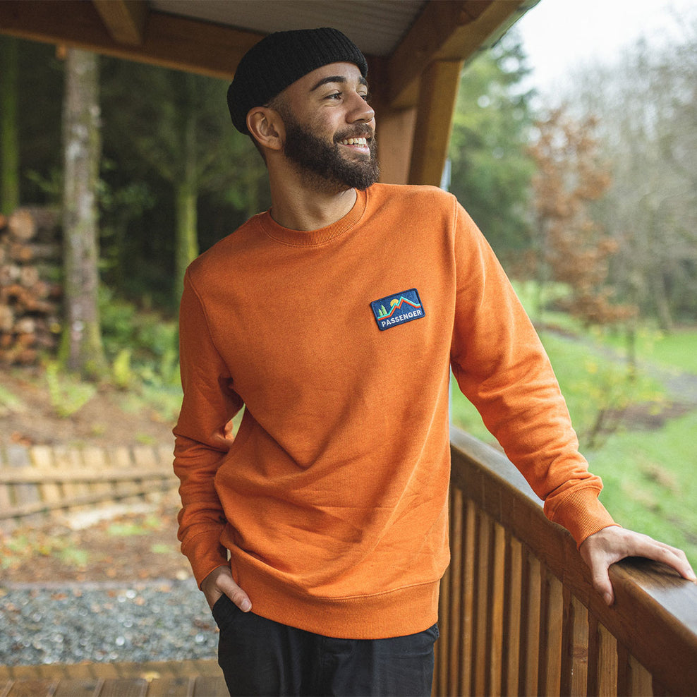Passenger Roamer Recycled Sweatshirt Picante Marl