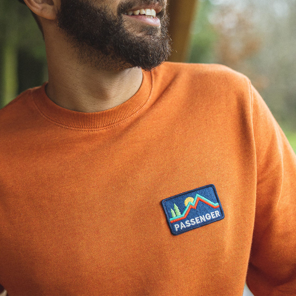 Passenger Roamer Recycled Sweatshirt Picante Marl