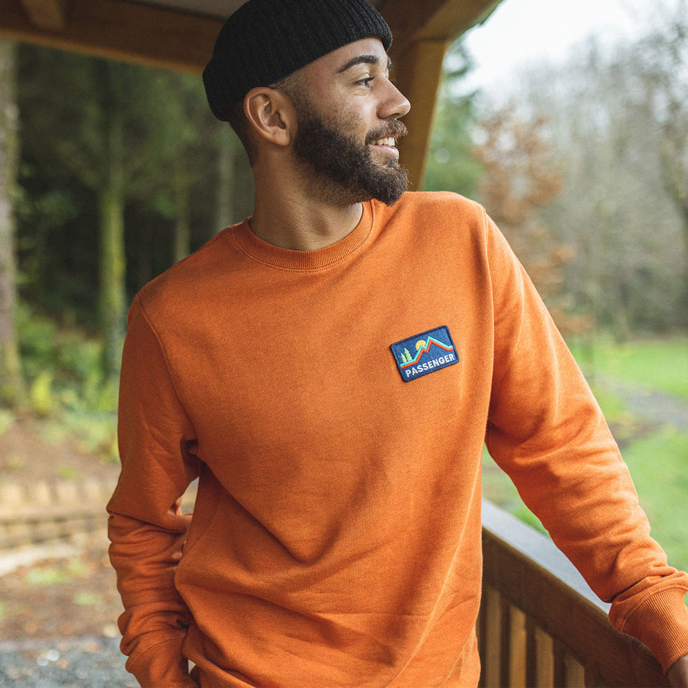 Passenger Roamer Recycled Sweatshirt Picante Marl