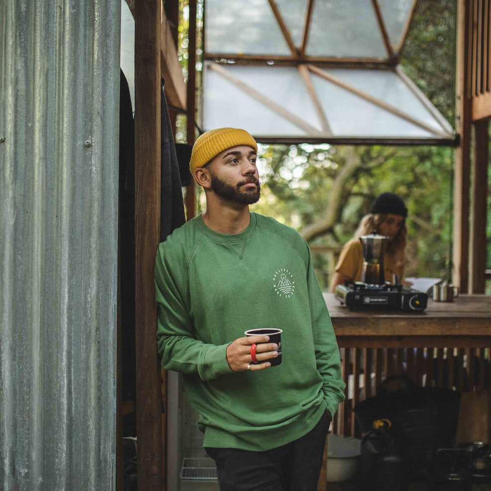 Passenger Escapism Hemp Sweatshirt Vineyard Green