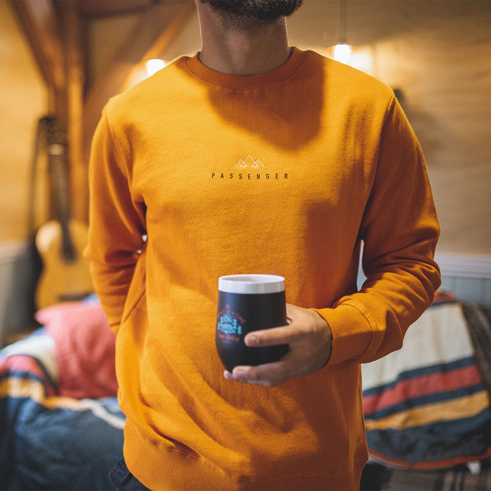 Passenger New Forest Recycled Sweatshirt Sunrise Orange
