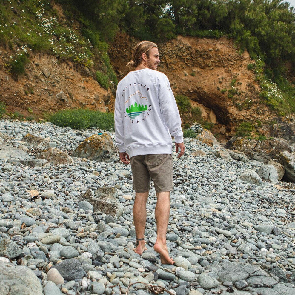 Passenger La Paz Recycled Sweatshirt Milky White