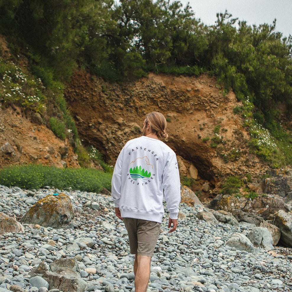 Passenger La Paz Recycled Sweatshirt Milky White