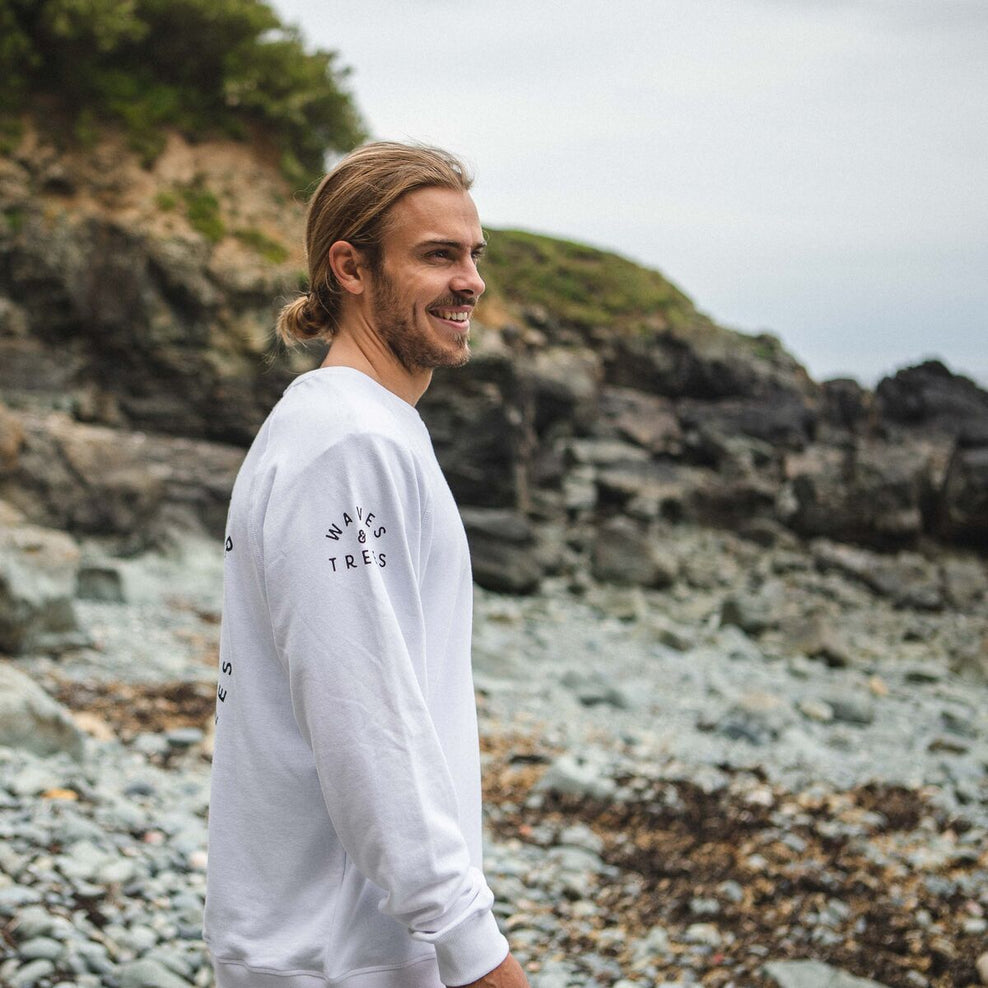 Passenger La Paz Recycled Sweatshirt Milky White