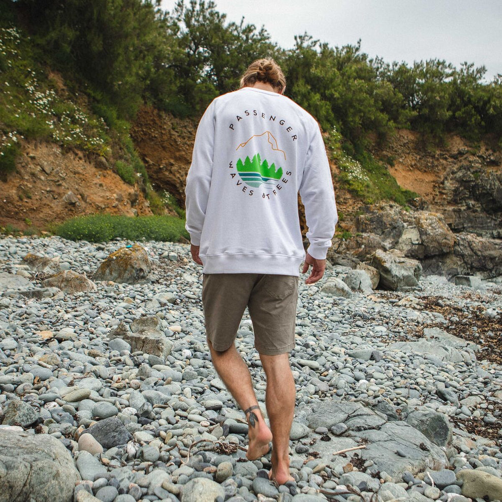 Passenger La Paz Recycled Sweatshirt Milky White