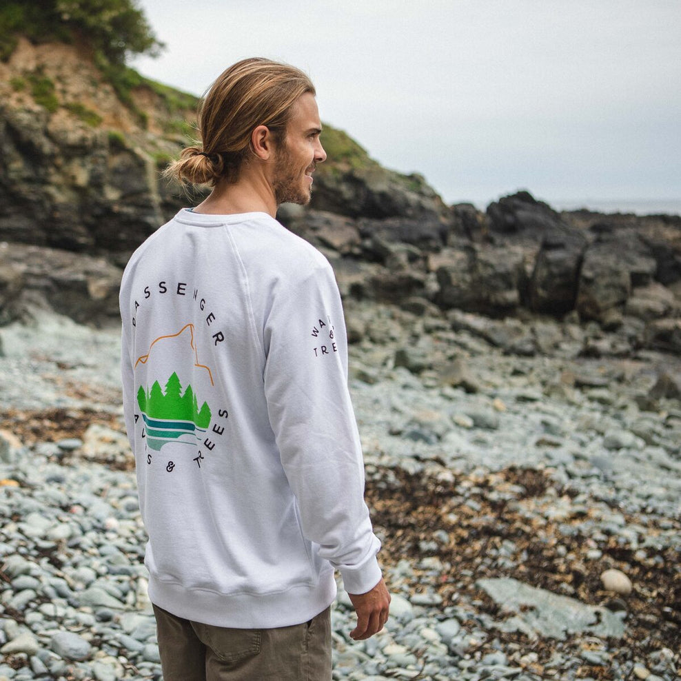 Passenger La Paz Recycled Sweatshirt Milky White