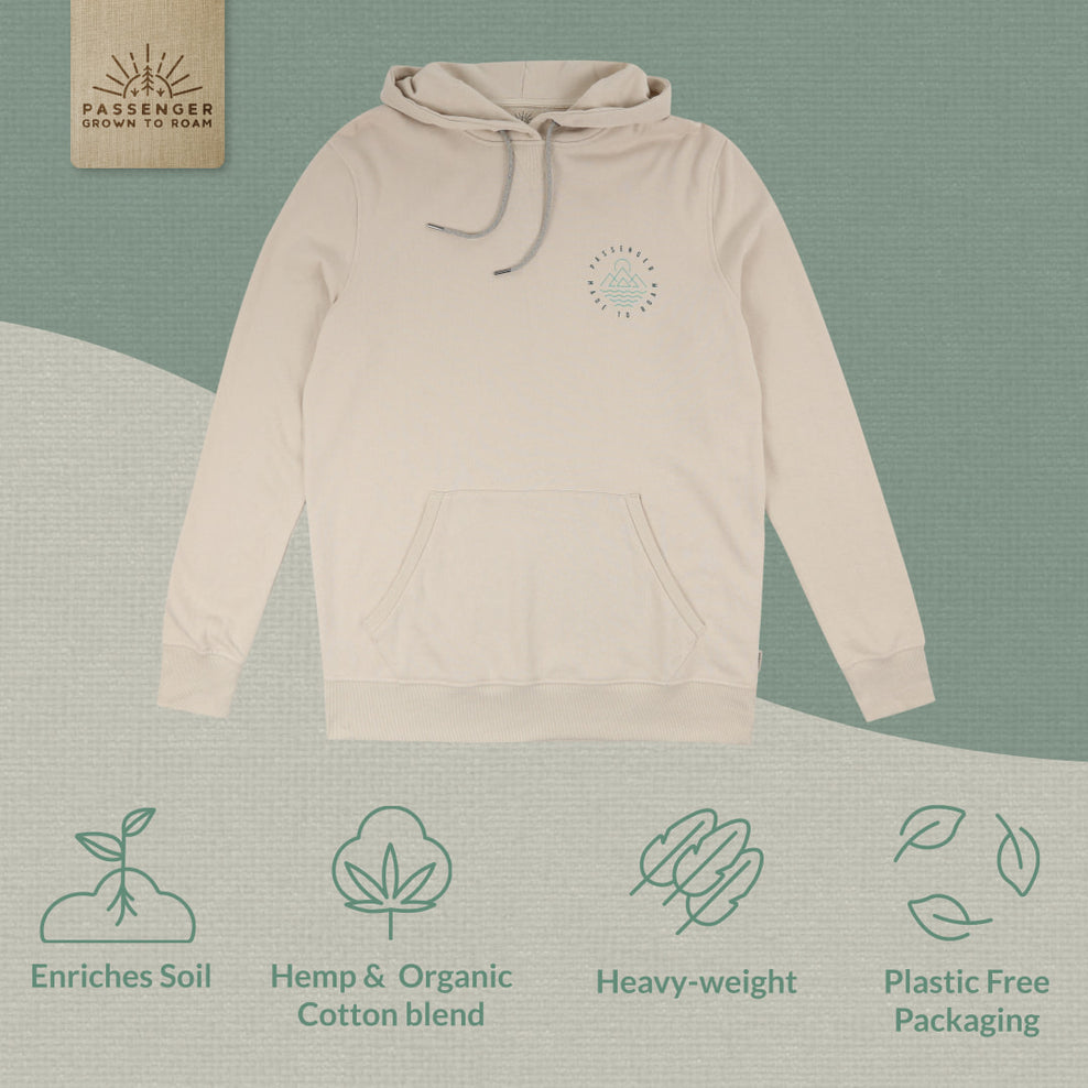 Passenger Escapism Hemp Hoodie Birch