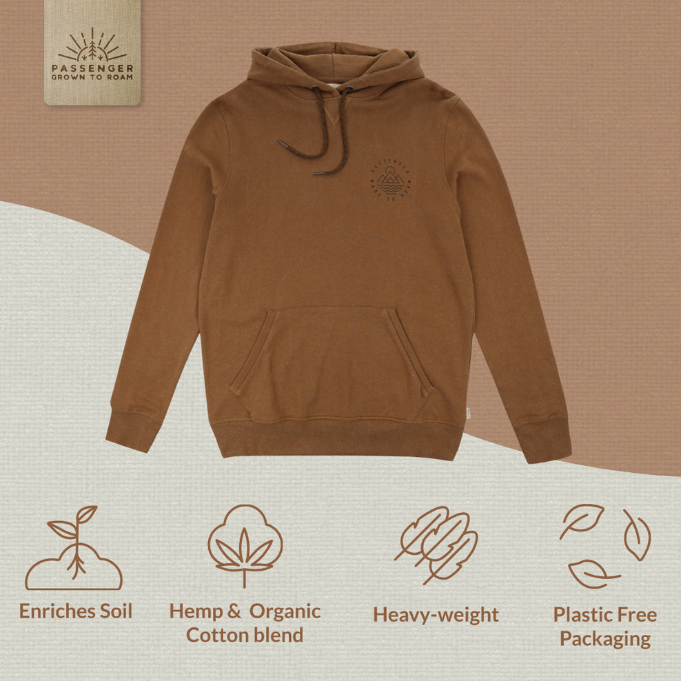 Passenger Escapism Hemp Hoodie Rubber