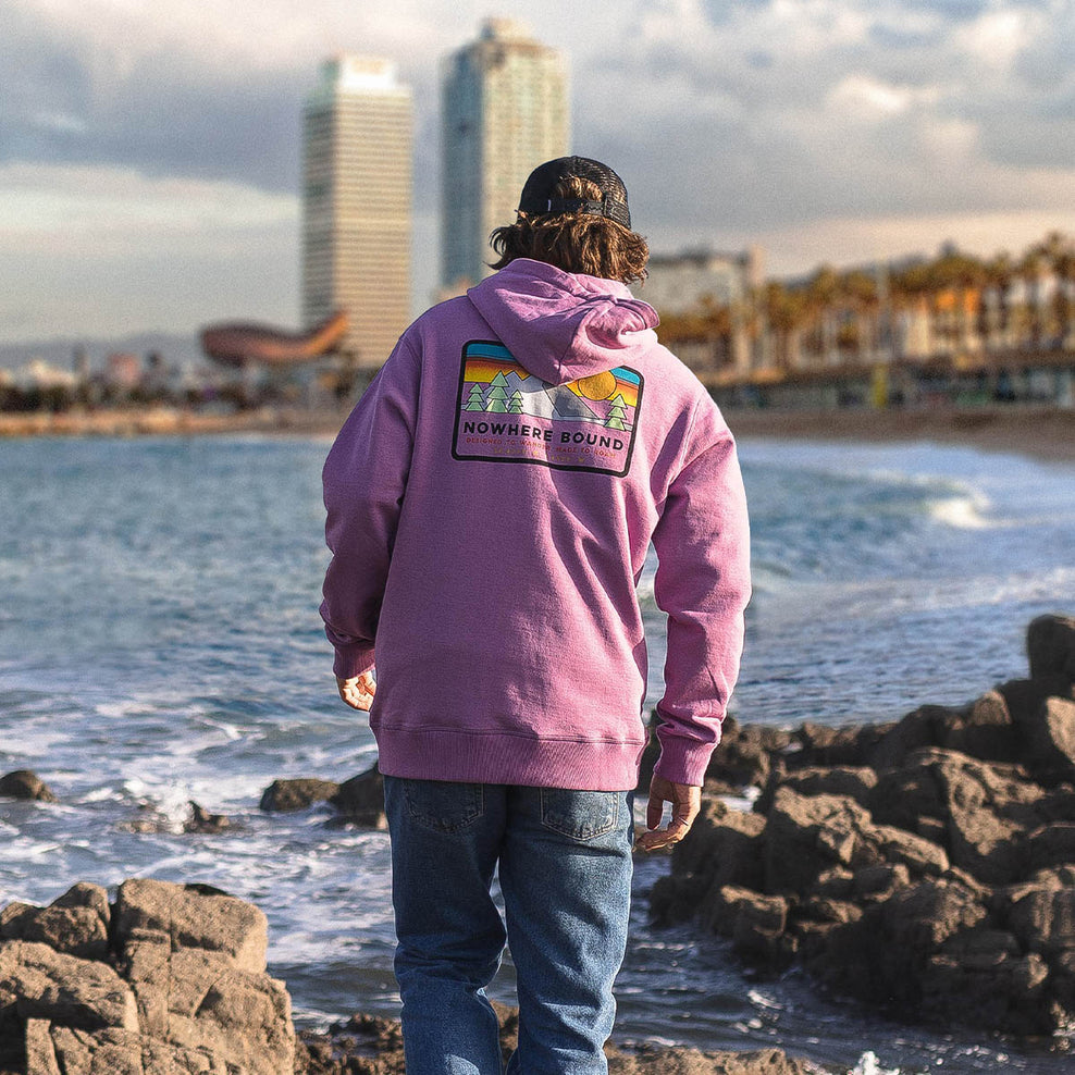 Passenger Tourer Recycled Cotton Hoodie Orchid