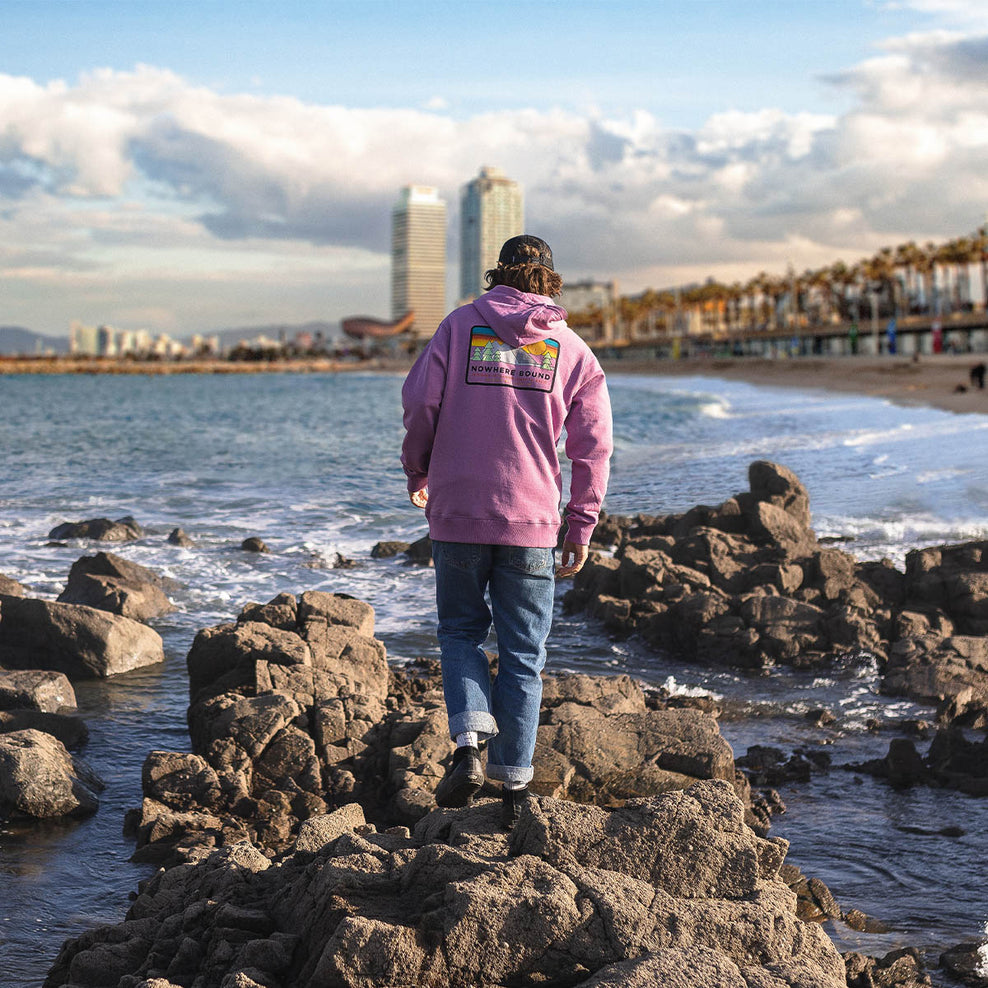 Passenger Tourer Recycled Cotton Hoodie Orchid