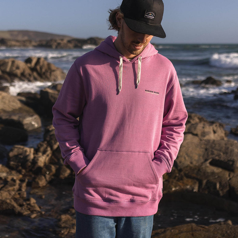 Passenger Tourer Recycled Cotton Hoodie Orchid