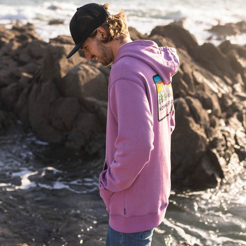 Passenger Tourer Recycled Cotton Hoodie Orchid