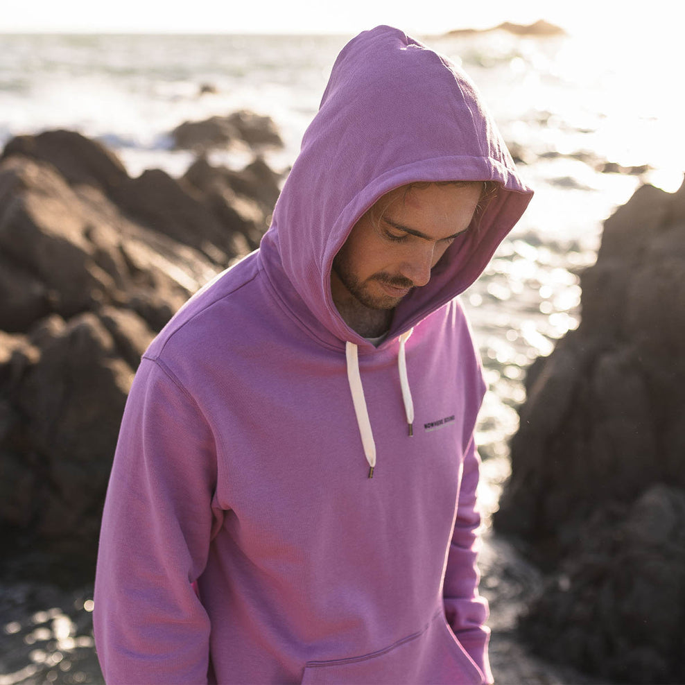 Passenger Tourer Recycled Cotton Hoodie Orchid