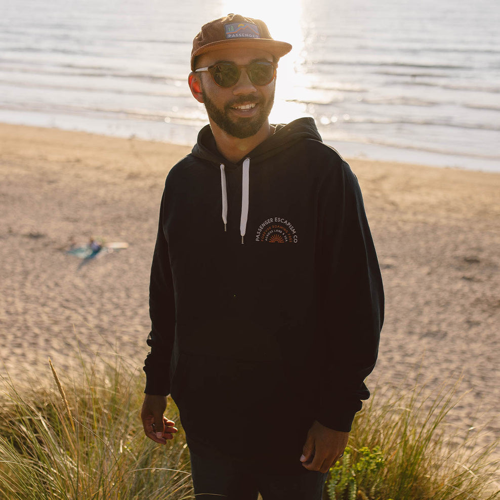 Passenger Good Vibes Recycled Cotton Hoodie Black