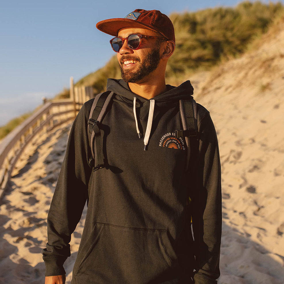 Passenger Good Vibes Recycled Cotton Hoodie Black